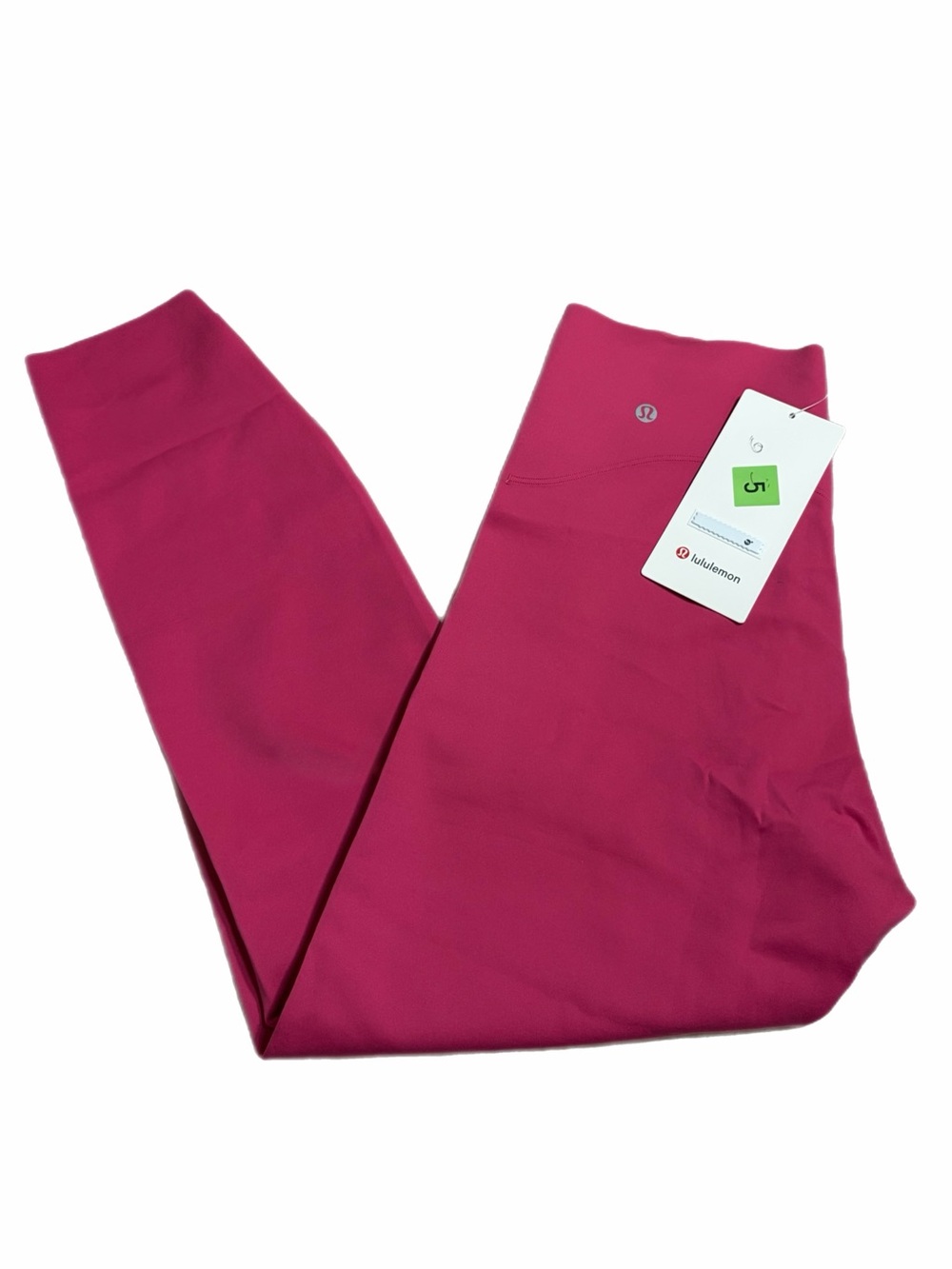 NWT Lululemon Glow Up Super-High-Rise Tight 25” (Raspberry Coulis) Size 10
